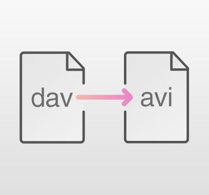 چگونگی تبدیل DAV به AVI ؟